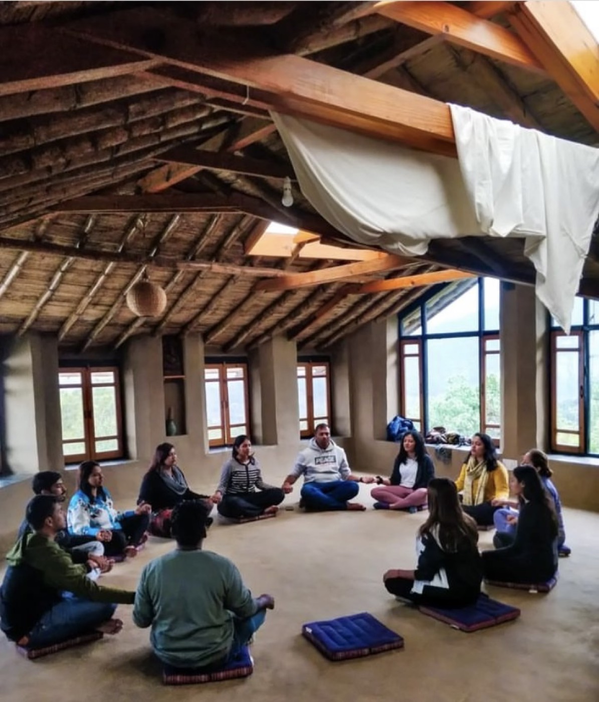 A moment from an Avyukta Circle retreat