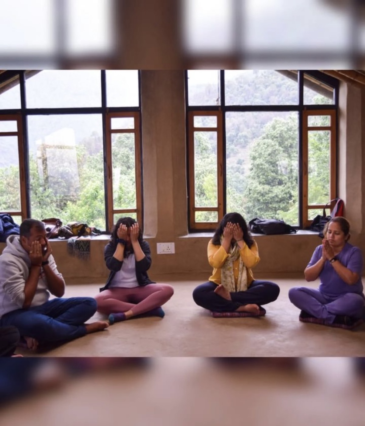 A moment from an Avyukta Circle retreat