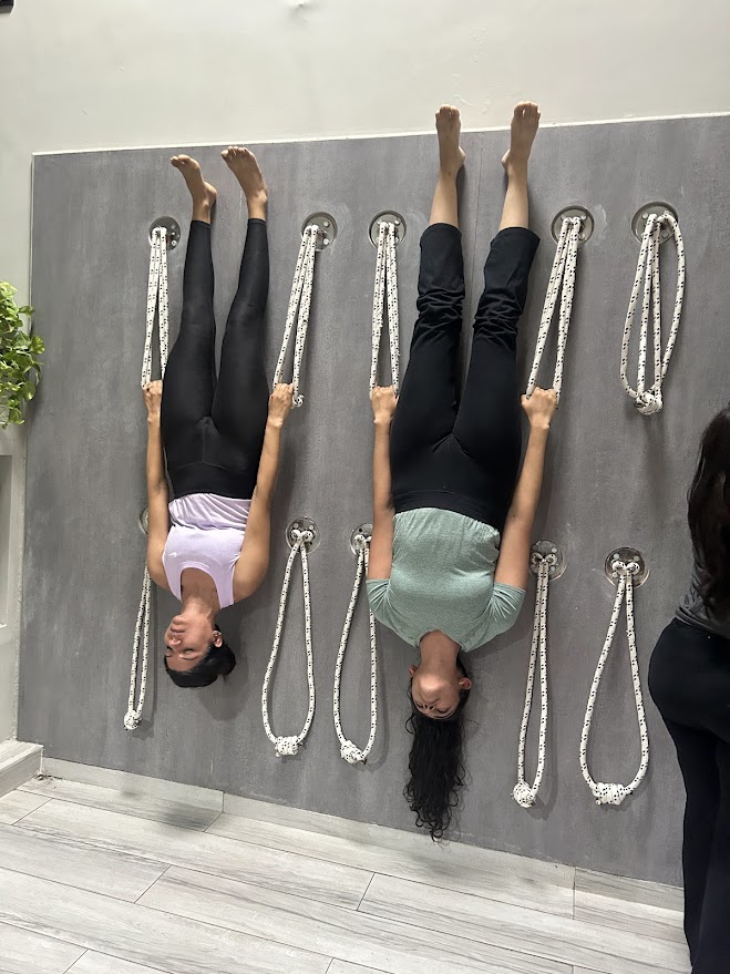Mindful yoga practice at Avyukta Circle, Surat